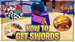 (Slayers Unleashed) HOW TO GET A SWORD/KATANA IN SLAYERS UNLEASHED!