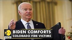 U.S president Joe Biden comforts Coloradans grappling with rebuilding homes, businesses