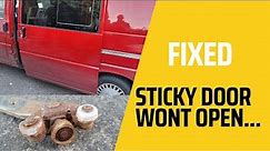 VW Van Sticky Sliding Door - EASY FIX