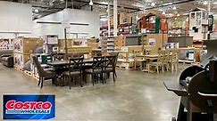 COSTCO SHOP WITH ME FURNITURE DINING TABLES SINKS GRILLS KITCHENWARE SHOPPING STORE WALK THROUGH