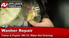 Fisher & Paykel Washer Repair - Not Draining Water - Diverter Valve - Diagnostic & Repair