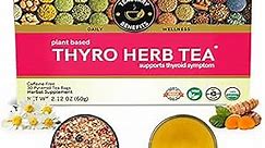 Teacurry Thyroid Support Tea (1 Month Pack, 30 Tea Bags) - Helps with Thyroid Support (TSH, T3, T4), Manage Weight - Thyro Herb Tea