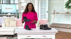 Clarks Collection Leather Ankle Boot - Cora Derby on QVC