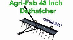 Agri-Fab 45-0295 48-Inch Tine Tow Dethatcher Assembly & Review