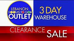 Rooms to Go Outlet 3 Day Warehouse Sale TV Spot, 'Priced to Sell Fast and Up to 30% Off'
