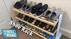 How To Make A Shoe Rack | DIY | Woodworking | The Will To Make