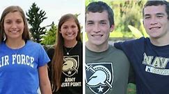 2 sets of twins separate to go to different military academies