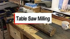 Mill Free Timber from Logs using your Table Saw
