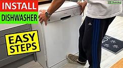 How to install a Dishwasher in simple easy steps - Dishwasher Installation