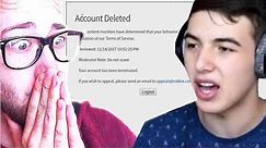 Roblox banning and deleting YouTubers compilation