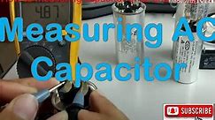 How measuring capacitor for ac and Refrigerator