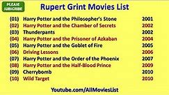 Rupert Grint Movies List