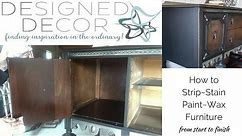 Quick Tip ~ How to Quickly Restore Inside of Cabinets and Drawers