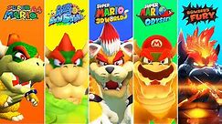 Evolution of Bowser in 3D Super Mario Games (1996-2021)