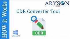 CorelDRAW CDR File Converter Software to Convert CDR Files to Document & Images