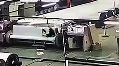 Worker gets caught in machine at factory after reaching in to it