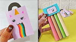How to make cute crafts || Cute paper crafts