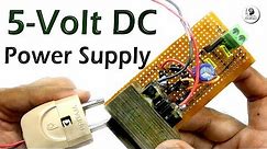 How to make 5 volt power supply in 5 minutes Easily
