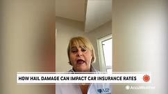 Hail damage claims are having an impact on car insurance rates