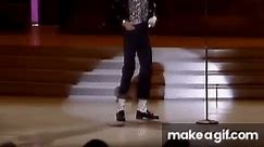 Michael Jackson - The First Moonwalk (1983) on Make a GIF