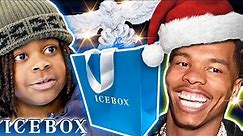 Lil Baby Gifts His Son Jason an Entire Showcase Full of Jewelry at Icebox!