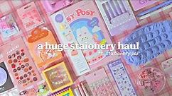 a huge stationery haul 💞 stationery pal unboxing 💜 cute and aesthetic item! 😘