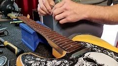 Fret levelling QUOIBA GUITARS 🎸 | Heath Brett Bretty Quoiba-Guitars