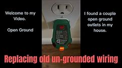 Replacing Outlets and Fixing Un-Grounded Outlets #electrical