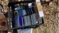 Portable DVD player, DVDS AND VHS TAPES added to the curb. | Laura Mills Webb