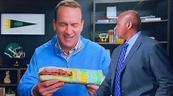 Subway restaurant 2023 NEW TV commercial with Payton Manning and Charles Barkley🏈🏀