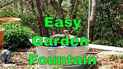 How to Build an Easy Water Fountain