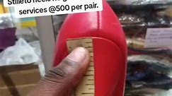 Professional shoe repair services. #pritashoerepairs #heelcutting #viraltiktok #foryoupage #followforfollow