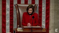 Pelosi Leads Moment of Silence on House Floor