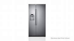 Samsung 22.3-cu ft Counter-Depth Side-by-Side Refrigerator with Ice Maker