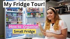 My Fridge Tour! | How to Organise SMALL Fridge | Nimmy Arungopan