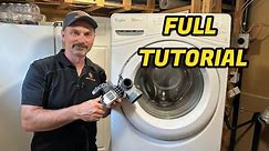 How To Replace a Washer Pump on a Front Load Washing Machine (Full Tutorial)