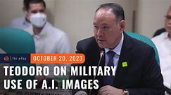 Teodoro warns defense, military personnel against use of AI image generators - video Dailymotion