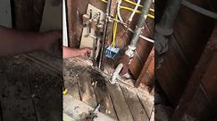 Installing an Ice Maker Box & Water Line Repair
