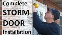 How to Install a Storm Door Start to Finish - EMCO 400 Series from HD