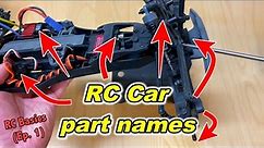RC car parts, explained. (RC Basics #1)