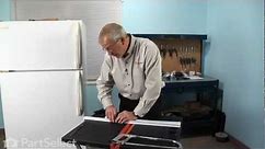 Refrigerator Repair - Replacing the Door Shelf Retainer Bar (Frigidaire Part # 215366002)