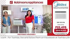 Robinsons Appliances | Midea | Toshiba Live