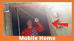 Reframing An Exterior Mobile Home Door