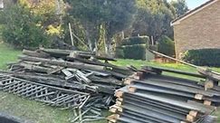 Firewood and hardwood timber fence for free. Kiama | Fence Builders Illawarra