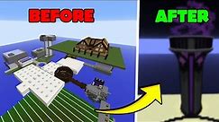 Making The GREATEST Minecraft Base Ever! - Hypixel Skyblock