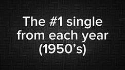 Billboard’s #1 single from every year of the 1950’s #music #billboard #the50s #1950s #history #fy #fyp | Schnazzy Music