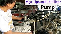 Tips sa Fuel Filter Pump