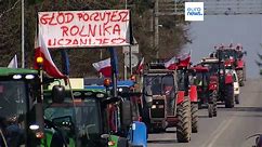 Polish farmers protest against Ukrainian imports and EU Green Deal