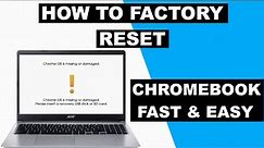 How to Factory Reset a Chromebook