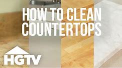 How to Clean Every Type of Countertop | HGTV